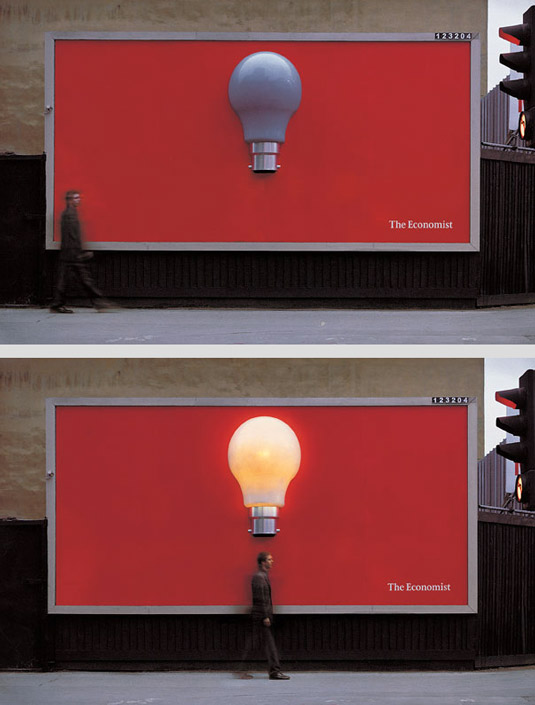 billboard for lamp